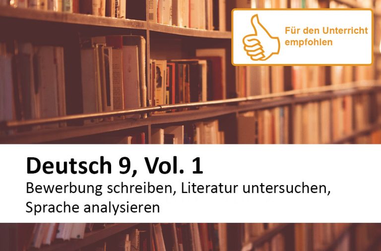 Vorschaubild für Bewerbung schreiben, Literatur untersuchen, Sprache analysieren