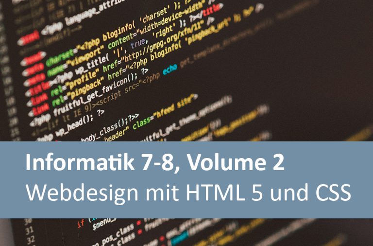 Vorschaubild für Webdesign mit HTML 5 und CSS