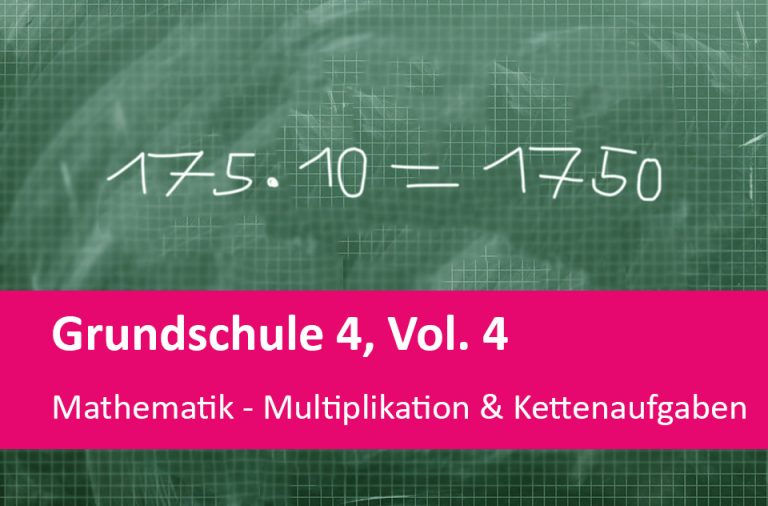 Vorschaubild für Mathematik - Multiplikation & Kettenaufgaben