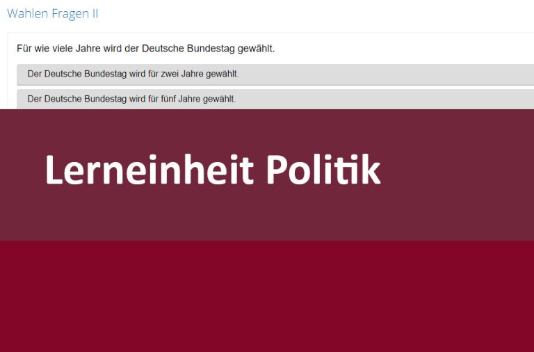 Vorschaubild für Grundlagen des politischen Systems: Wahlen