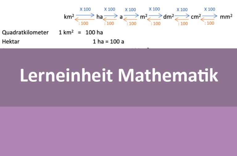 Vorschaubild für Umfang und Flächeninhalt ebener Figuren