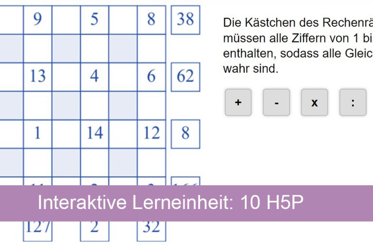 Vorschaubild für Lerneinheit Mathematik 5-8